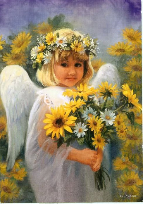 Цветы и ангелы - небесные созданья… (489x698, 92Kb)