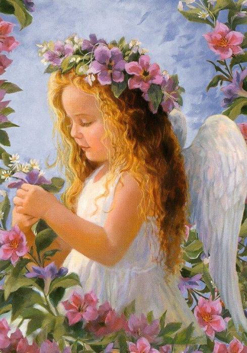 Цветы и ангелы - небесные созданья… (489x698, 83Kb)