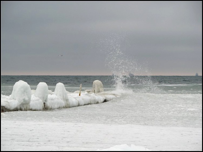 Чёрное море зима 2010