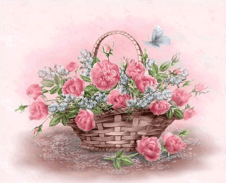 розовые цветы (459x371, 90 Kb)