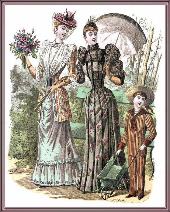 викторианская одежда