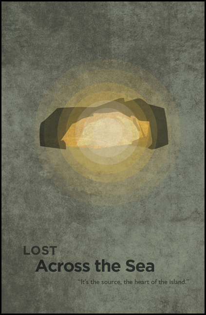 Cериал LOST - 35 дизайнерских плакатов