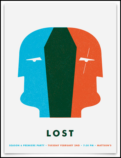Cериал LOST - 35 дизайнерских плакатов