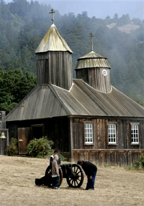 Национальный исторический парк Форт-Росс  (Fort Ross Historic State Park) в 80 милях к северу от Сан-Франциско, Калифорния, 9 Сентября 2009 года.