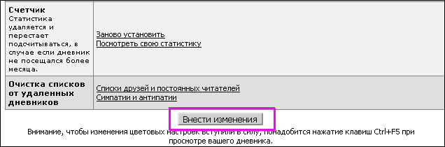 Как изменить название блога?