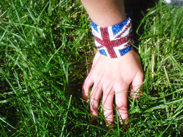 схема плетения британского флага