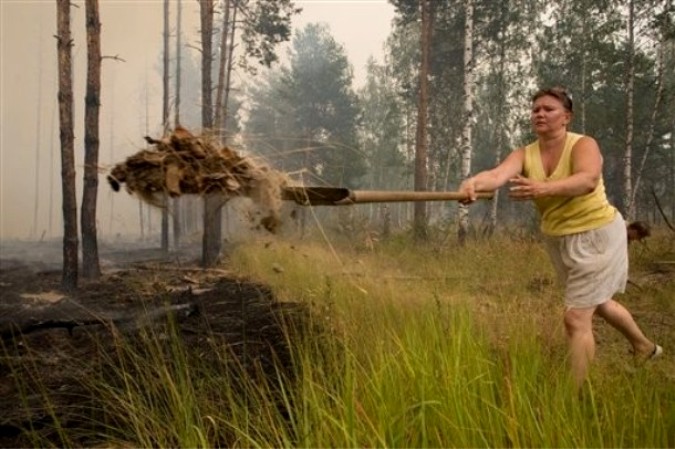 Лесные пожары в России продолжают бушевать