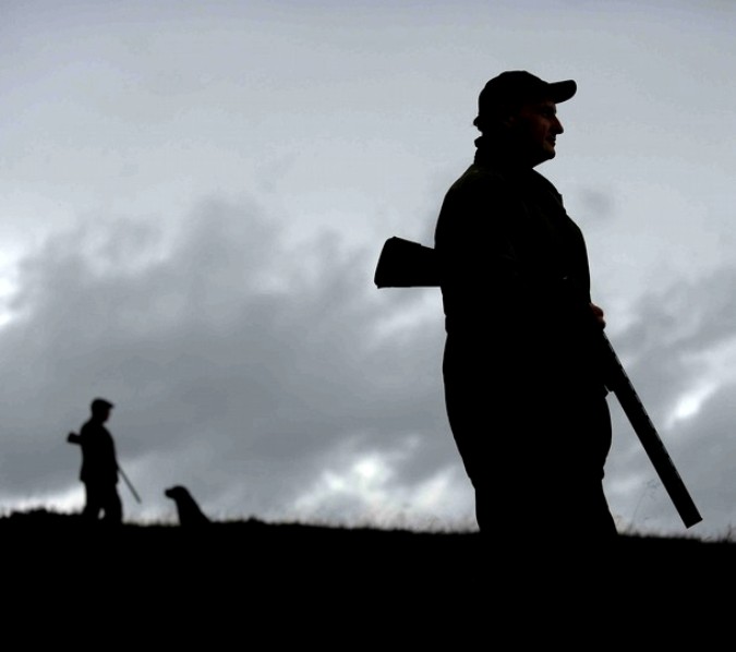 Открытие охотничьего сезона на рябчика вблизи Тринафор, Шотландия, 11 августа 2010 года.