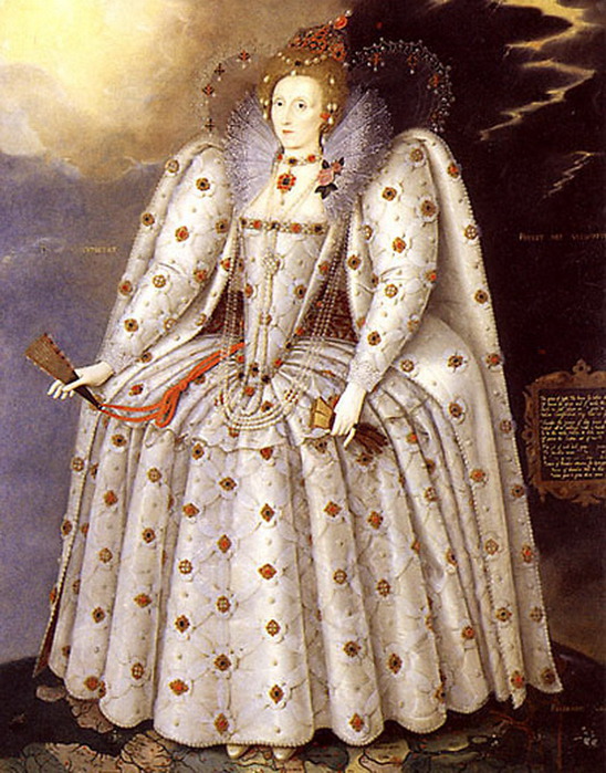 Елизавета I, последняя из династии Тюдоров (548x699, 159Kb)