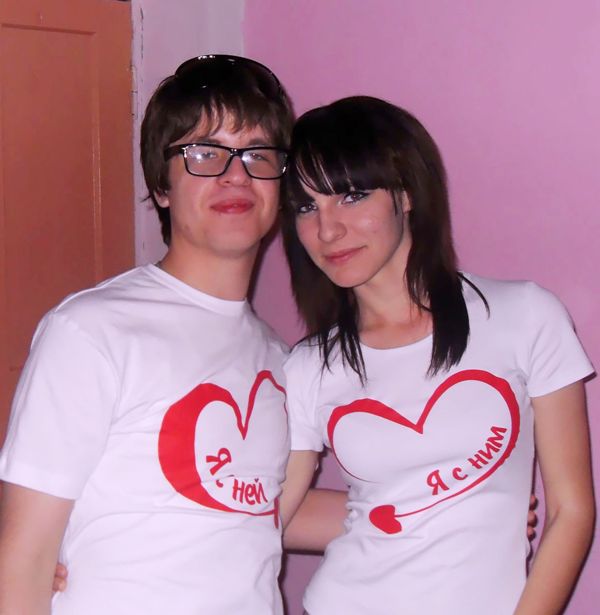 Парные футболки - VseMayki.RU