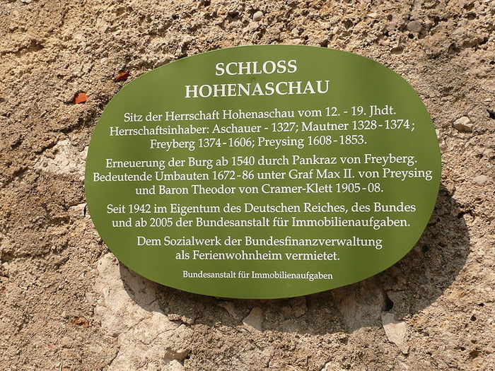 Замок Хоэнашау (Schloss Hohenaschau) 73280