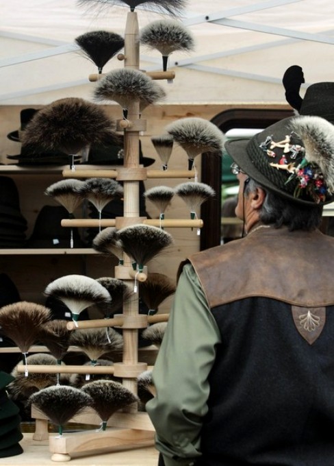 Дни серны охотников ( или "Gamsjagatage" Festival) в альпийской деревне Bad Goisern в Верхней Австрии, 29 августа 2010 года.