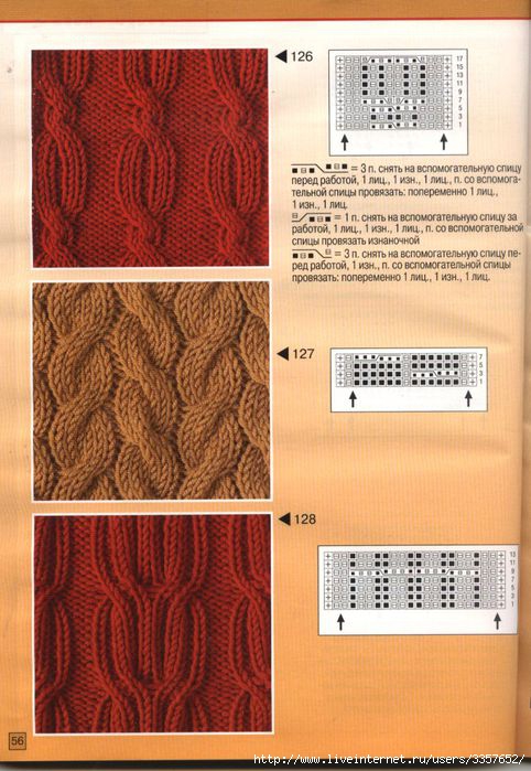 Узоры для вязания спицами (482x699, 74Kb)
