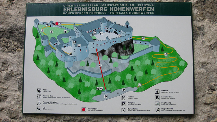 Замок Хоэнфервен (нем. Burg Hohenwerfen) 75422