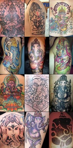 Татуировки на индийскую тематику 46