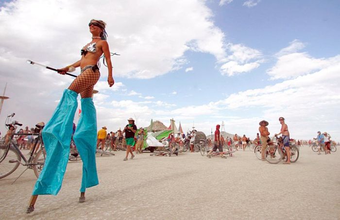 Страна чудес в пустынном оазисе на арт-фестивале Burning Man