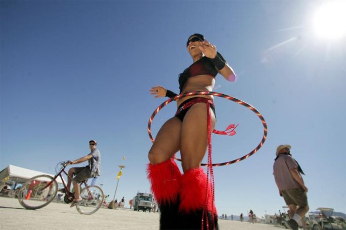 Страна чудес в пустынном оазисе на арт-фестивале Burning Man