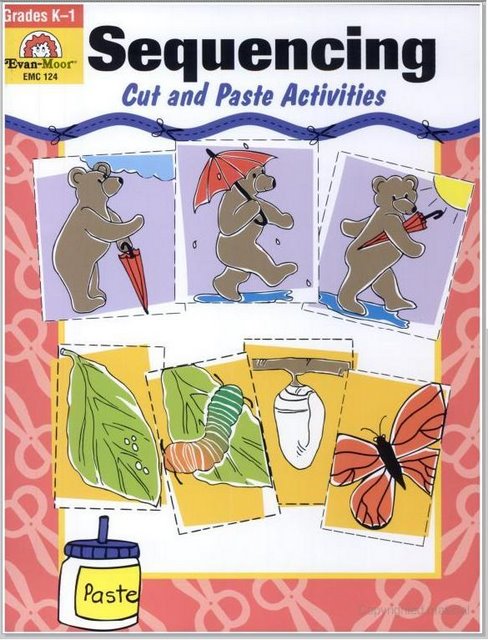 Cut And Paste Story Sequencing Worksheets For Kindergarten