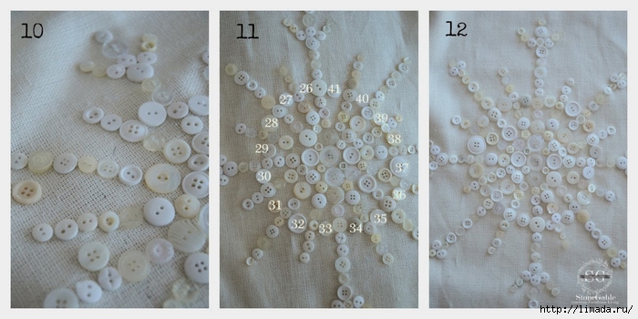 Snowflake Button Pillow-instructions 10-12-stonegableblog (1) (700x350, 195Kb)