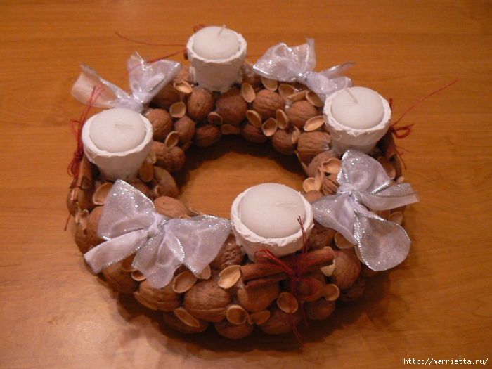 рождественский венок из грецких орехов (13) (700x525, 283Kb)