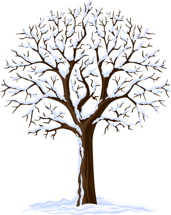 free clip art winter trees - photo #39