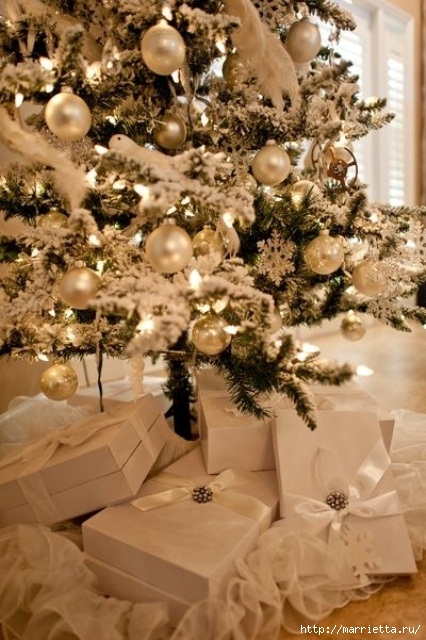 рождественская елка в винтажном интерьере (26) (426x640, 203Kb)