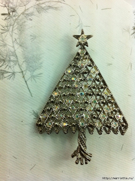 рождественская елка в винтажном интерьере (40) (522x700, 283Kb)