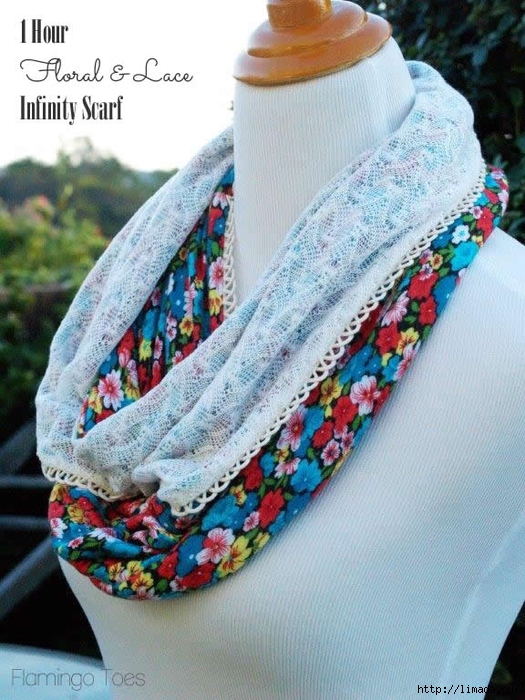 1-Hour-Floral-and-Lace-Infinity-Scarf (525x700, 309Kb)