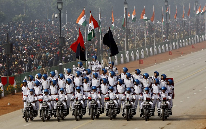 Военный парад в честь Дня республики Индии в Нью-Дели