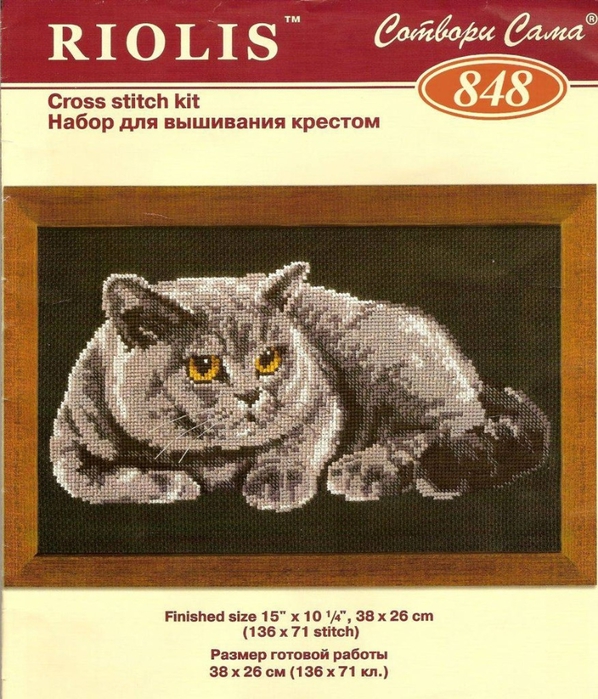 вышивка кот британец1 (598x700, 342Kb)