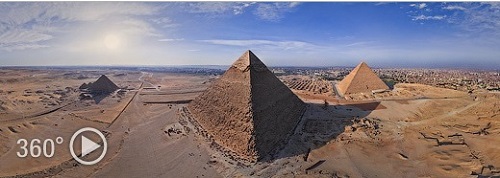 ЕГИПЕТ Великие Египетские пирамиды в Гизе (500x178, 41Kb)