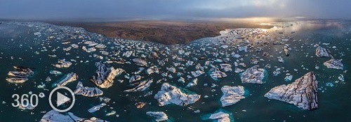 ИСЛАНДИЯ3 Исландия, ледниковая лагуна Йокульсарлон (500x175, 46Kb)