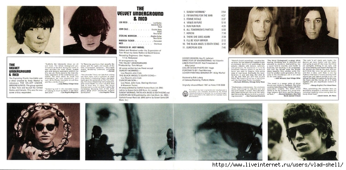 Encarte Andy Warhol - 1967 - Velvet Underground e Nico (700x344, 205Kb)