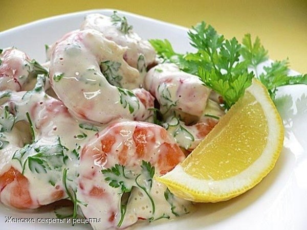 Салат из морепродуктов рецепты простые
