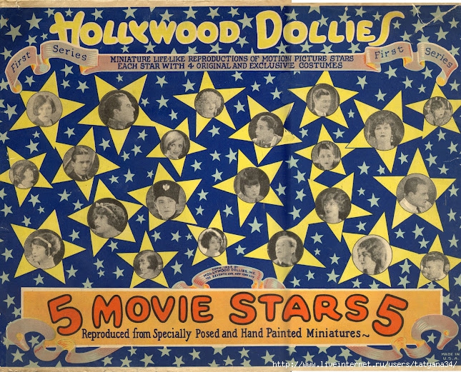 Hollywood Dollies envelope 1925 (645x521, 420Kb)