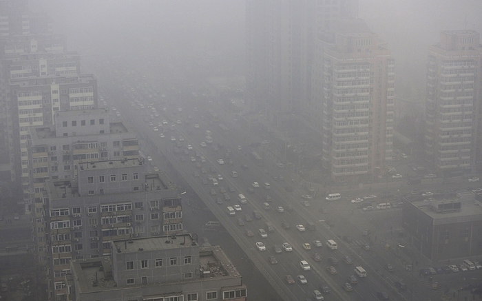 Густой смог над Пекином