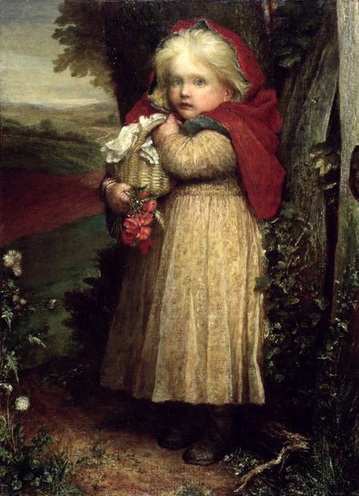 Красная Шапочка, Little Red Riding Hood 1890 (507x700, 107Kb)