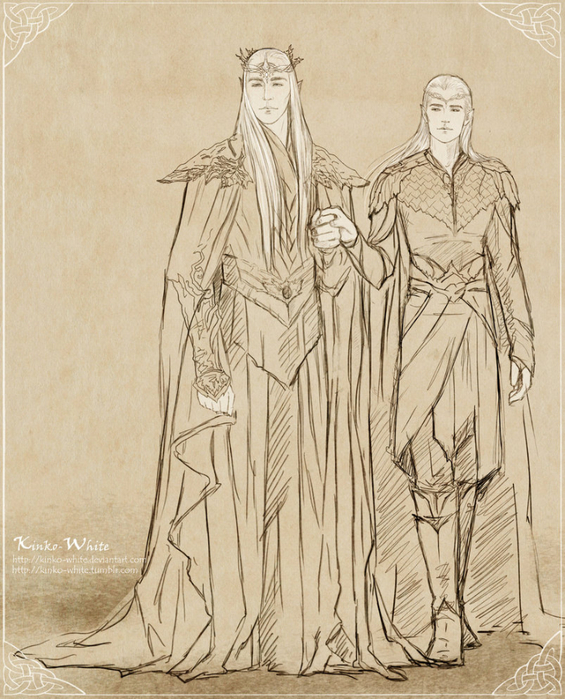 mirkwood_family_sketch_by_kinko_white-d71xz0z (565x700, 464Kb)