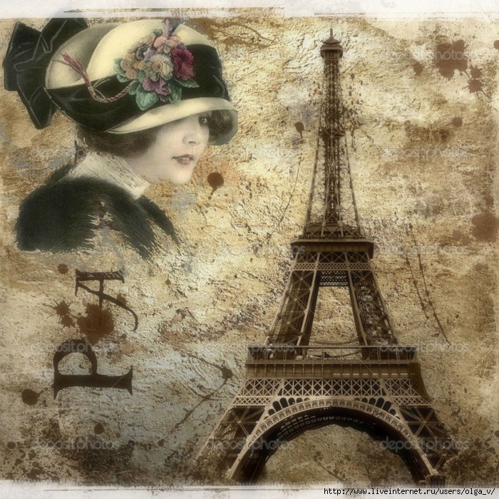 4964063_depositphotos_6355236VintageviewofParisonthegrungebackground (700x700, 475Kb)