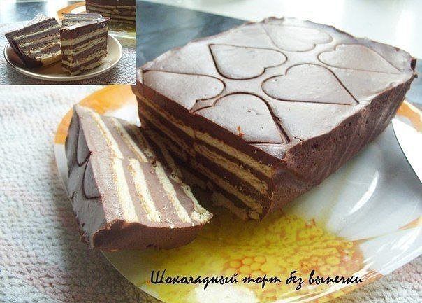 Шоколадный торт без выпечки 111229098_tortik