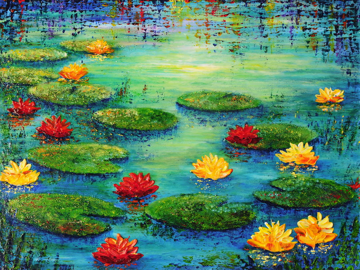 lily_pond_by_artbyteresa-d5mdkvg (700x525, 662Kb)