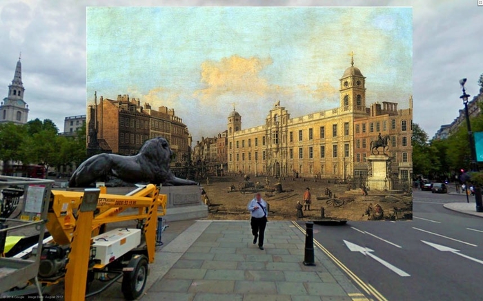 Современный Лондон и картины XVIII века