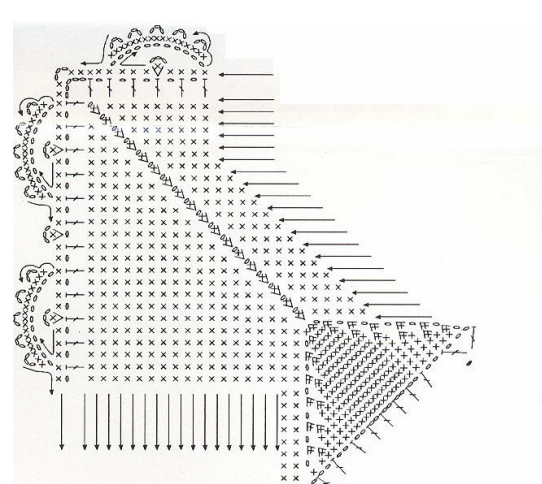 Вязание крючком. Декор наволочек для подушек (6) (542x484, 253Kb)