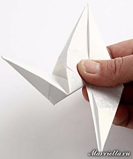 Цветы ЛИЛИИ и журавлики из бумаги в технике оригами (23) (461x550, 120Kb)