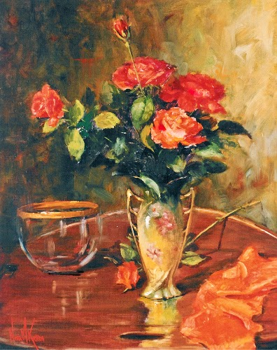 #418 Roses In Vienna Vase-Blog (396x500, 289Kb)