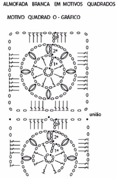 Белая подушка крючком. Схема (2) (400x613, 133Kb)