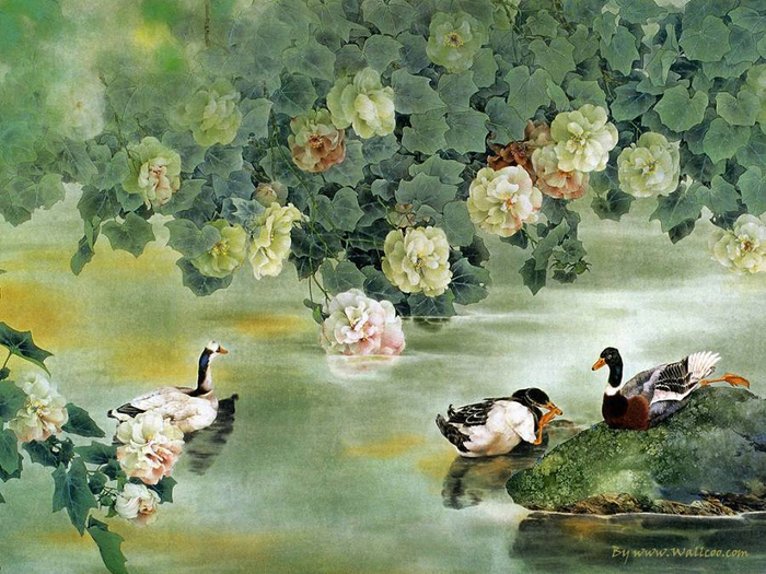 Китайская живопись Zou Chuan’an  первая (700x525, 429Kb)