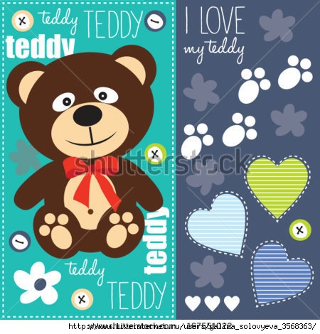 stock-vector-cute-teddy-bear-with-red-bow-vector-illustration-167551022 (450x470, 138Kb)