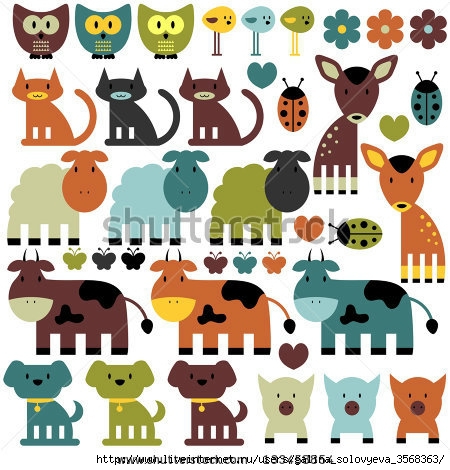 stock-vector-set-of-funny-various-colorful-animals-133458854 (450x470, 163Kb)