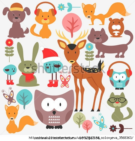 stock-vector-set-of-various-cute-animals-135261536 (450x470, 147Kb)